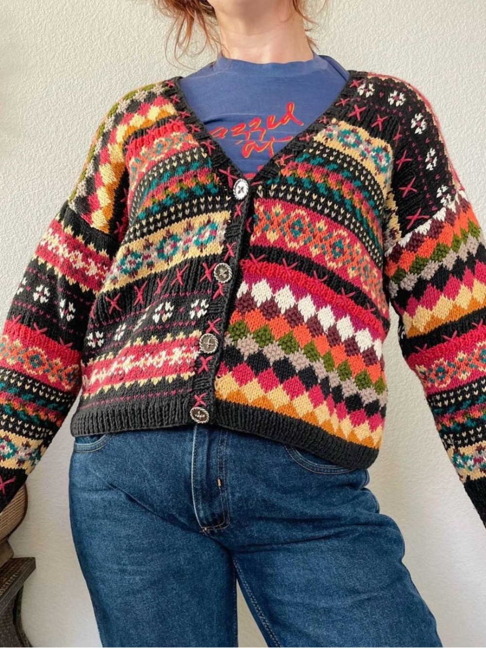 Hand knit Sweater